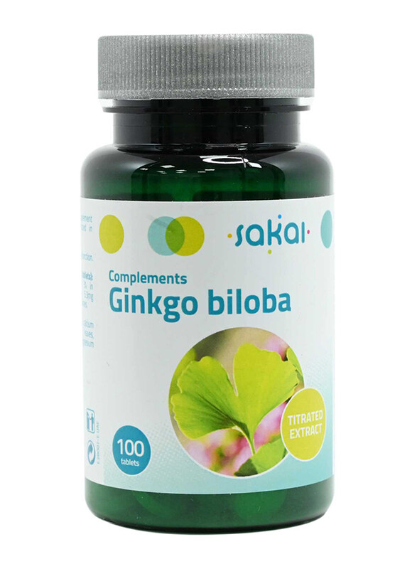 Sakai Ginkgo Biloba Supplement, 100 Tablets