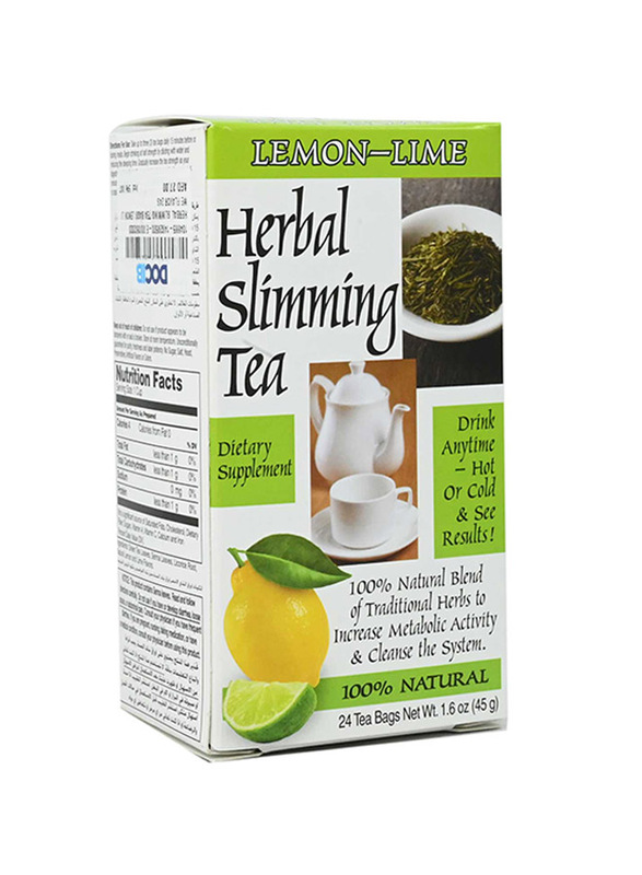 21st Century Lemon Lime Herbal Slimming Tea, 24 Tea Bags, 45g