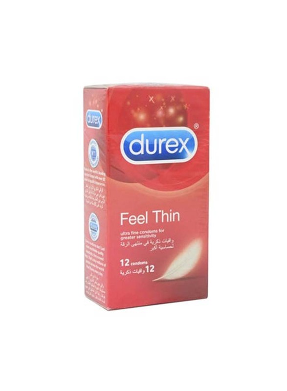 Durex Feel Thin Condom, 12 Pieces