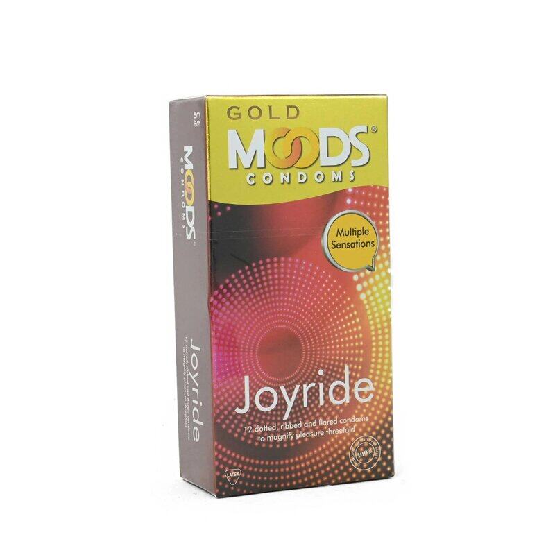 

Moods Gold Joyride Condoms, 12 Pieces