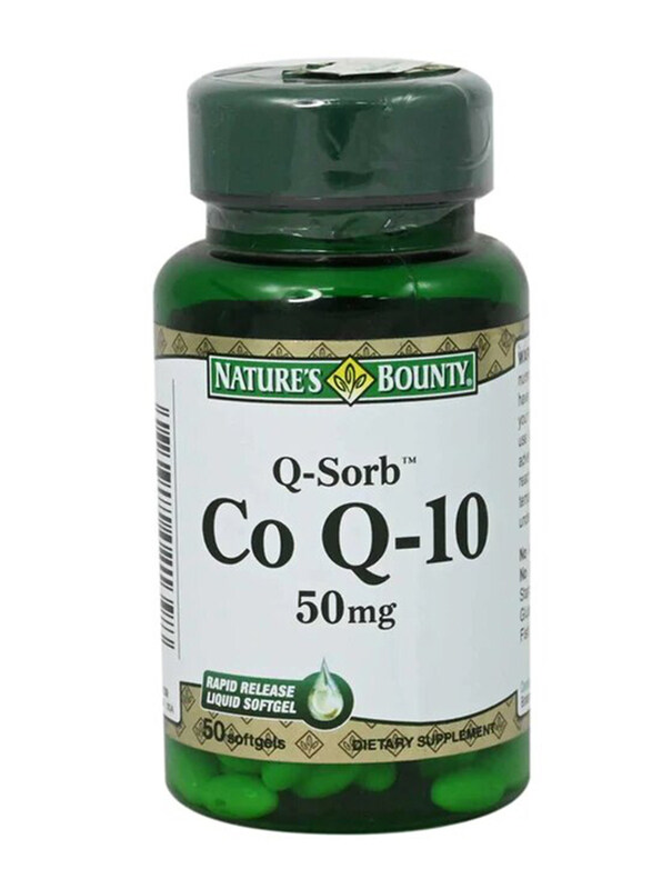 Nature'S Bounty Q-Sorb Co Q-10 Dietary Supplement, 50mg, 50 Tablets