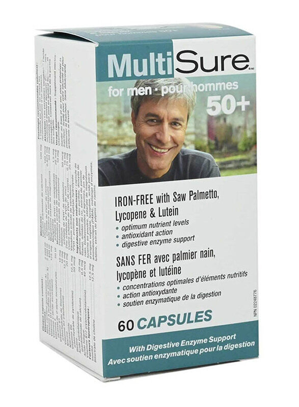 

Webber Naturals Multisure For Men 50+, 60 Capsules