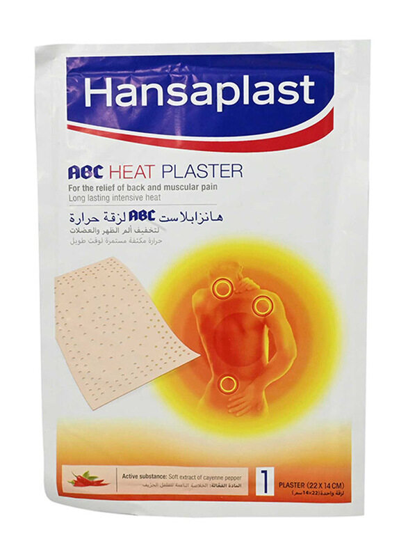 

Hansaplast Abc Heat Plaster, 1 Piece