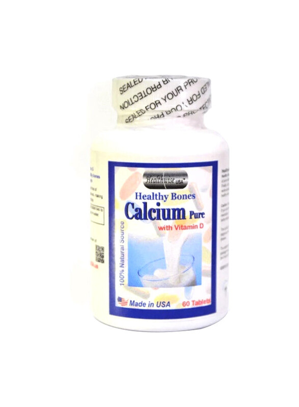 

Healthwise Calcium Pure With Vitamin D, 60 Tablets