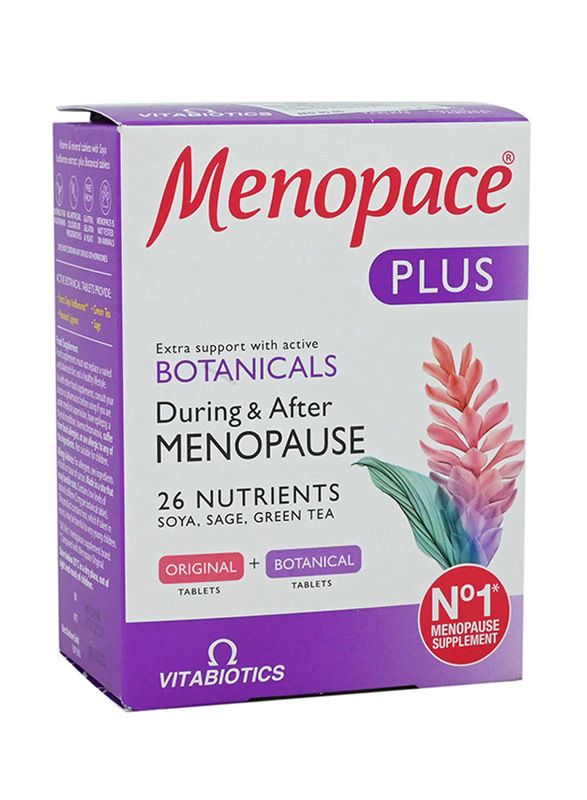 

Vitabiotics Menopace Plus Tablets, 56 Tablets