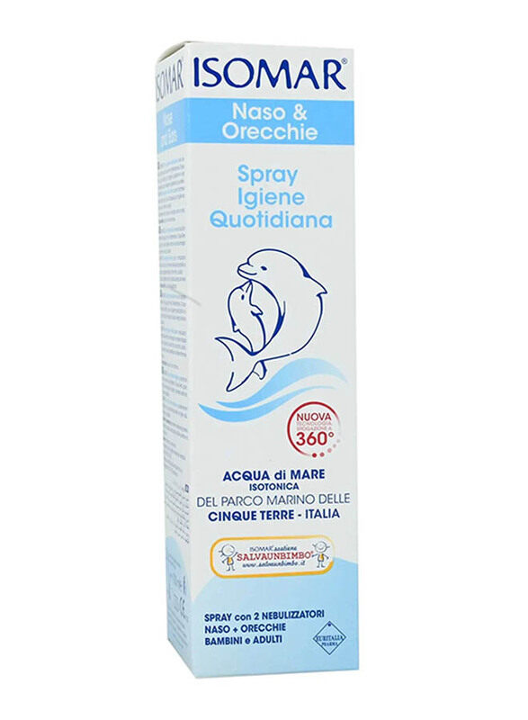 

Isomar Nose and Ears Daily Hygiene Spray, 100ml