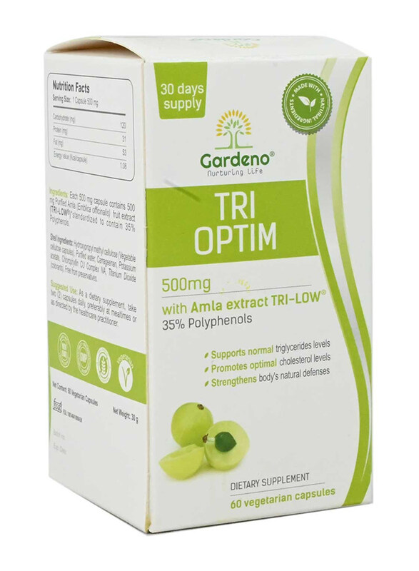 

Gardeno Trioptim Dietary Supplement, 500mg, 60 Capsules