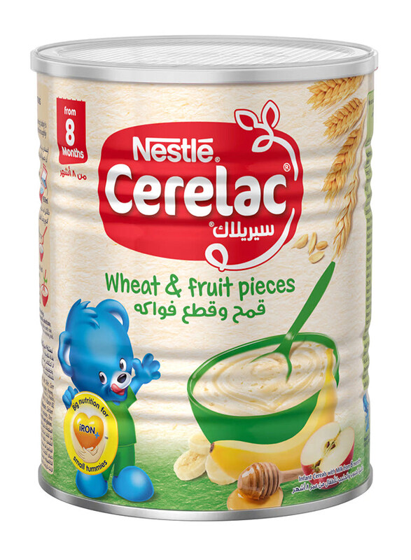 

Nestle Cerelac Wheat & Fruit Pieces, 8-Months, 400g