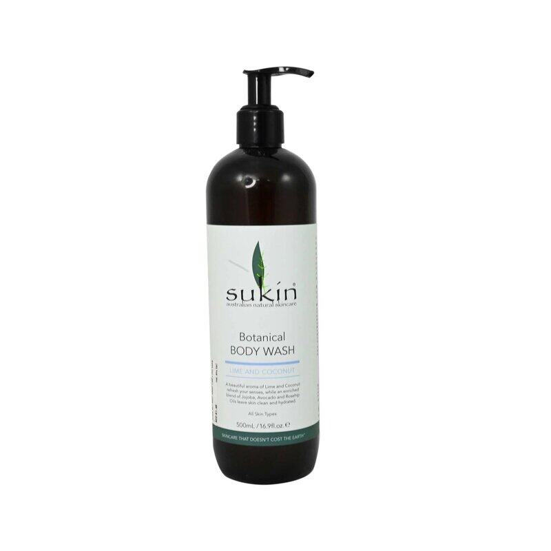 

Sukin Botanical Lime & Coconut Body Wash, 500ml