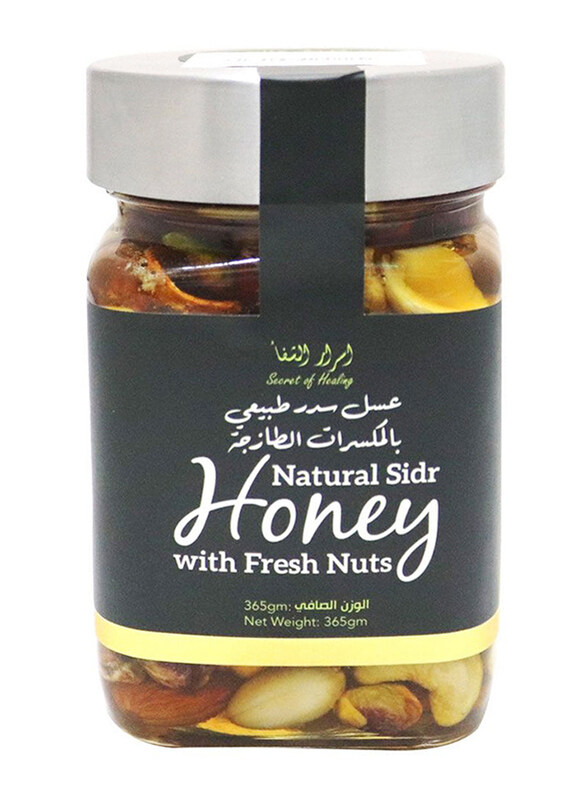 

Secret Of Healing Natural Sidr Honey with Fresh Nuts, 365g