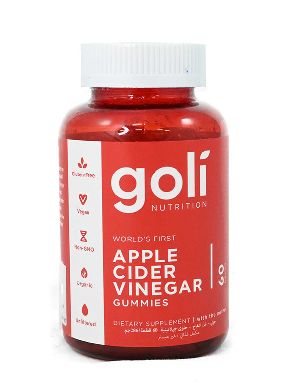 

Goli Apple Cider Vinegar Gummies, 60 Gummies