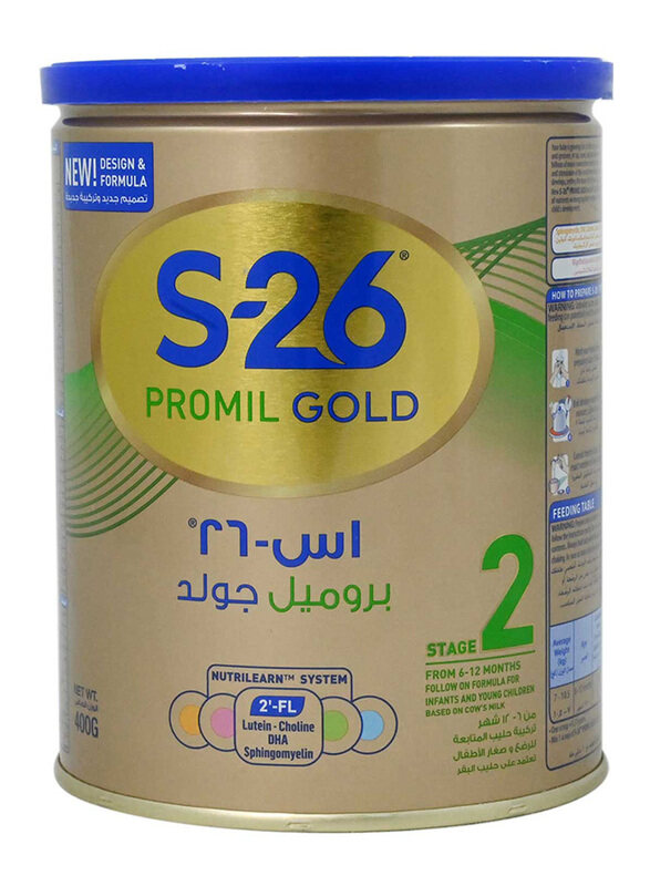 

Wyeth Nutrition S-26 Promil Gold 2 Formula Milk Powder, 400g