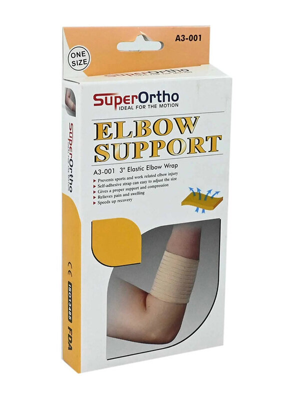 

Super Ortho A3-001 Elastic Elbow Wrap, 3in