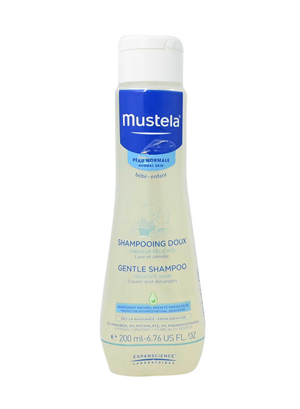 Mustela 200ml Gentle Shampoo, Beige