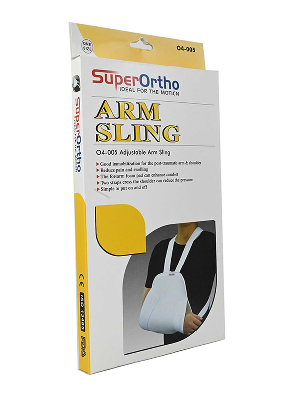 Super Ortho O4 005 Adjustable Arm Sling, White