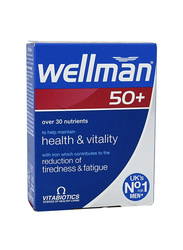 Vitabiotics Wellman 50+, 30 Tablets