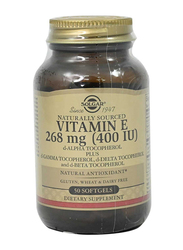 Solgar Vitamin E Mixed Softgels Dietary Supplement, 400IU, 50 Capsules