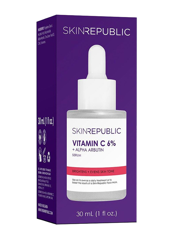 Skin Republic Vitamin C 6% + Alpha Arbutus Serum, 30ml