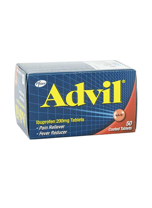 Advil Tablets, 200mg, 50 Tablets