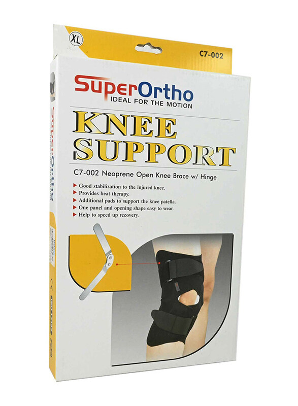 

Super Ortho Neoprene Knee Support With Hinge, Small, C7 002, Black