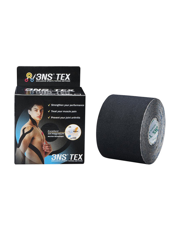 3NS Tex Exclusive Sports Taping Method, Black, One Size