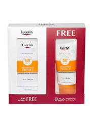 Eucerin Sun Protection SPF 50 + Cream, 2 x 50ml