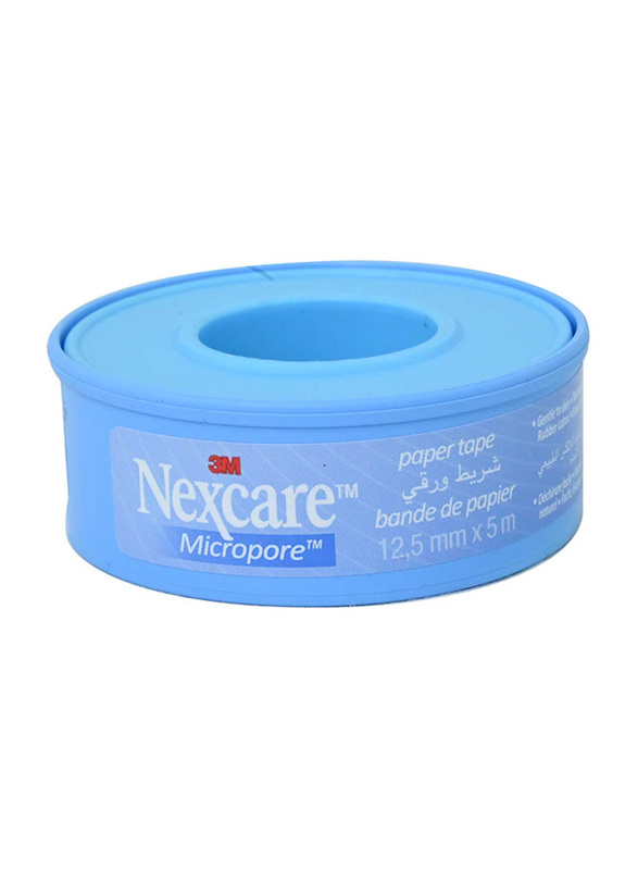 Nexcare Micropore Tape, Blue, 12.5mm x 5m