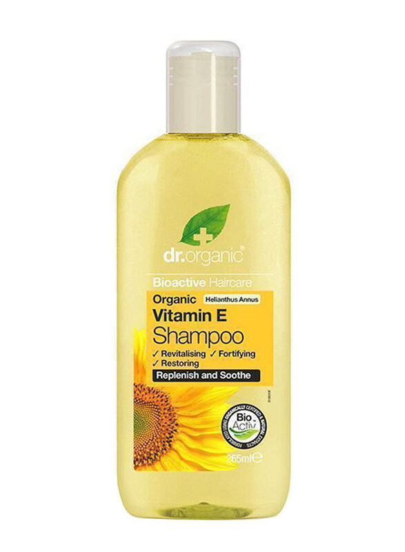 

Dr. Organic Vitamin E Shampoo for All Hair Types, 265ml