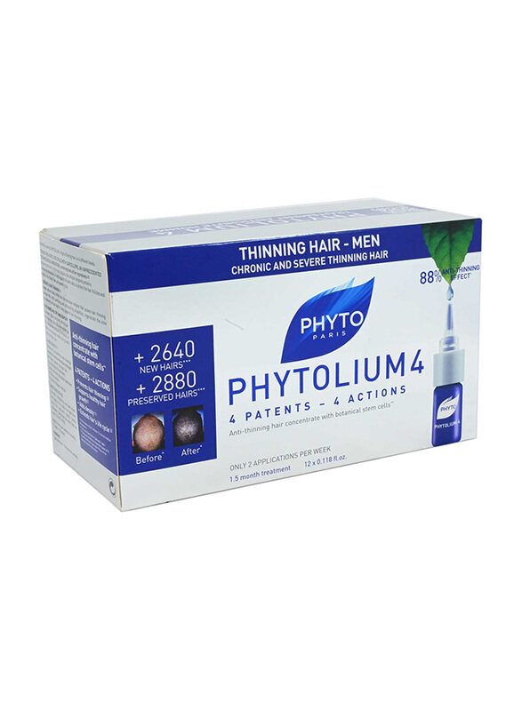

Phyto Paris Phytolium 4 Ampoules for Damaged Hair, 12 Piece x 3.5ml