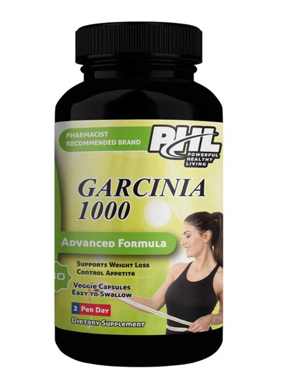 

PHL Nutrition Garcinia 1000 Plus Supplement, 60 Capsules