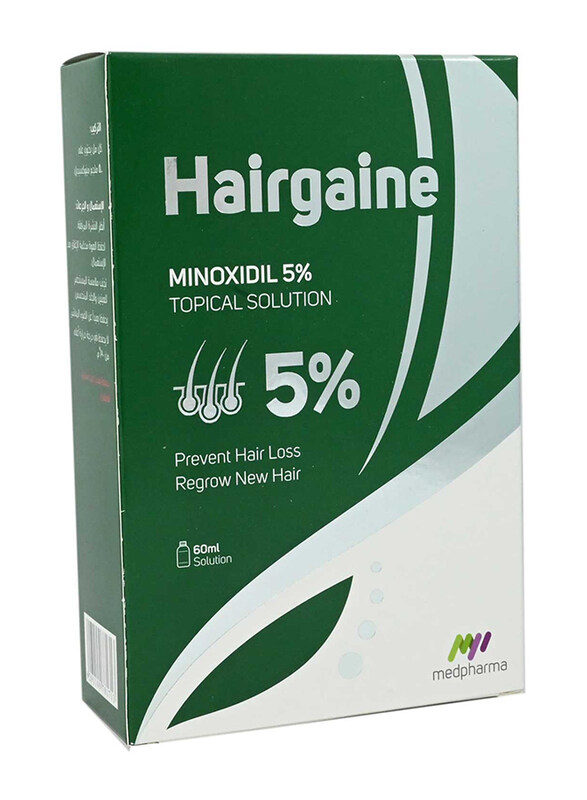 

Hairgaine Men 5% Regrow New Hair Solution for All Hair Types, 60ml