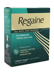 Regaine Topical Solution 2% Minoxidil, 60ml