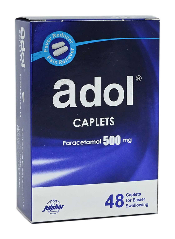 Adol 500mg Caplets, 96 Caplets