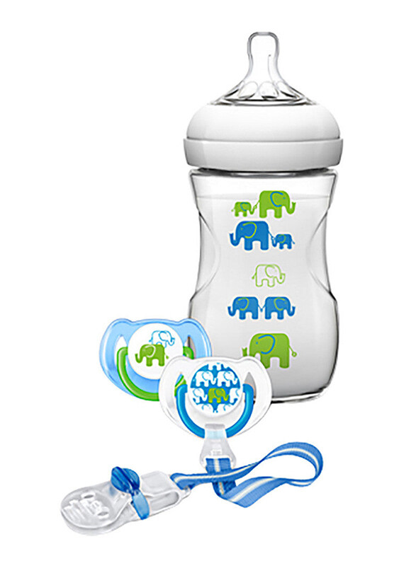 

Avent Natural Feeding Bottle Set, 2 Pieces, 0+ Months, Blue