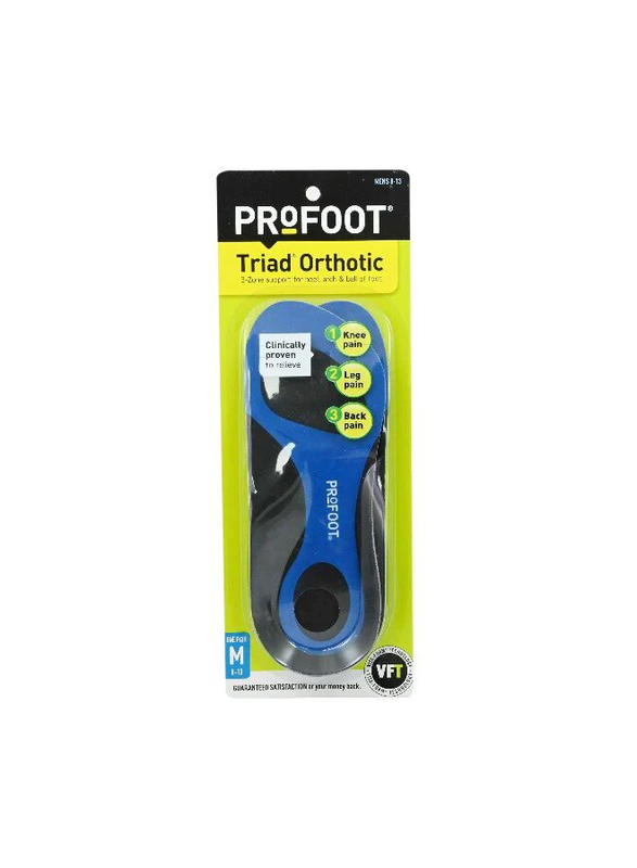 Profoot Profoot Triad Orthotic Insert for Men, 1 Pair