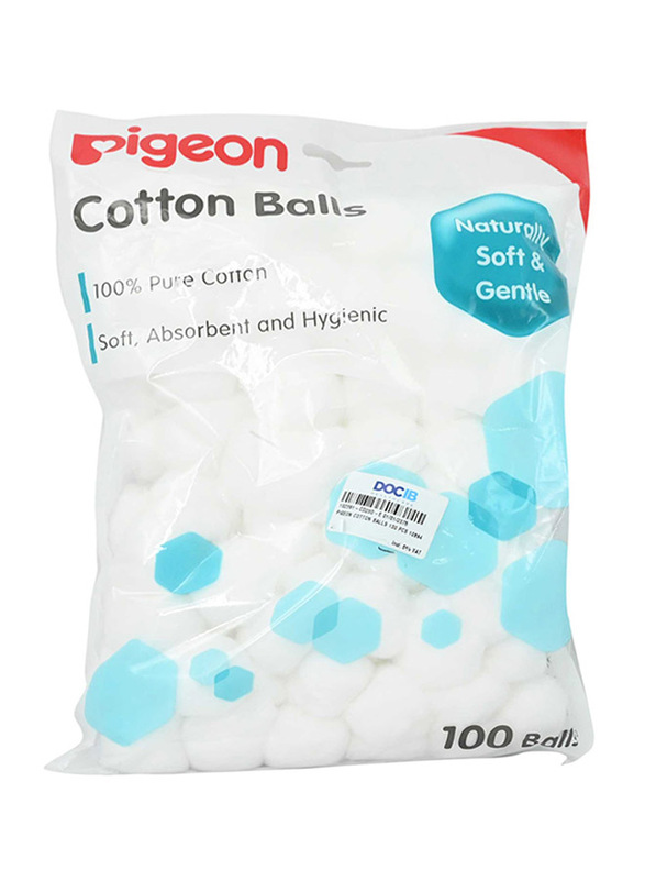 Pigeon 100-Piece Cotton Balls for Babies
