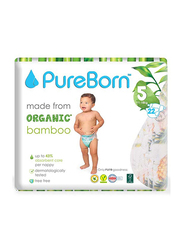 Pureborn Diapers, Size 5, 11-18 kg, Single Pack, 22 Count