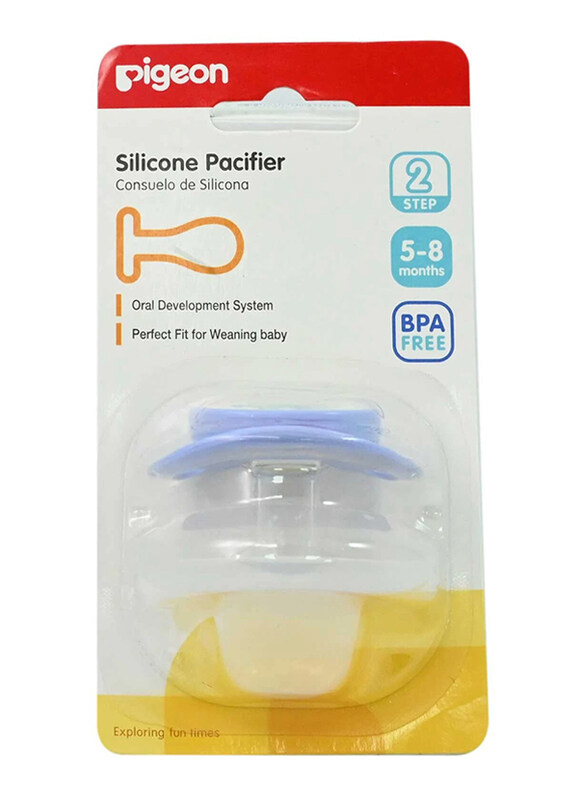 

Pigeon Silicon Step 2 Pacifier, Clear