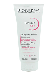 Bioderma Sensibio DS+ Face & Body Soothing Purifying Cleansing Gel, 200ml