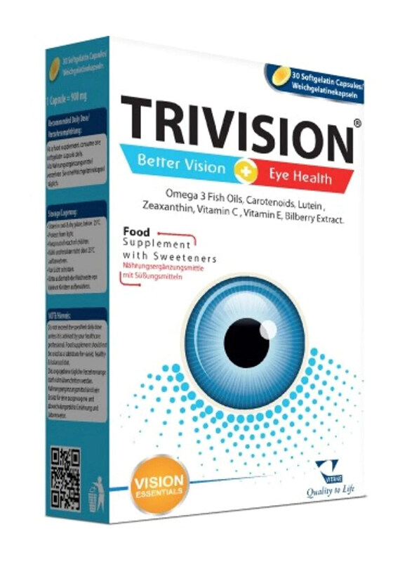 

Vitane Trivision Food Supplement, 30 Softgel