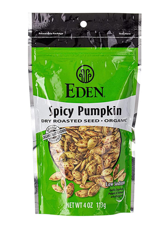

Eden Organic Spicy Dry Roast Pumpkin Seeds, 113g