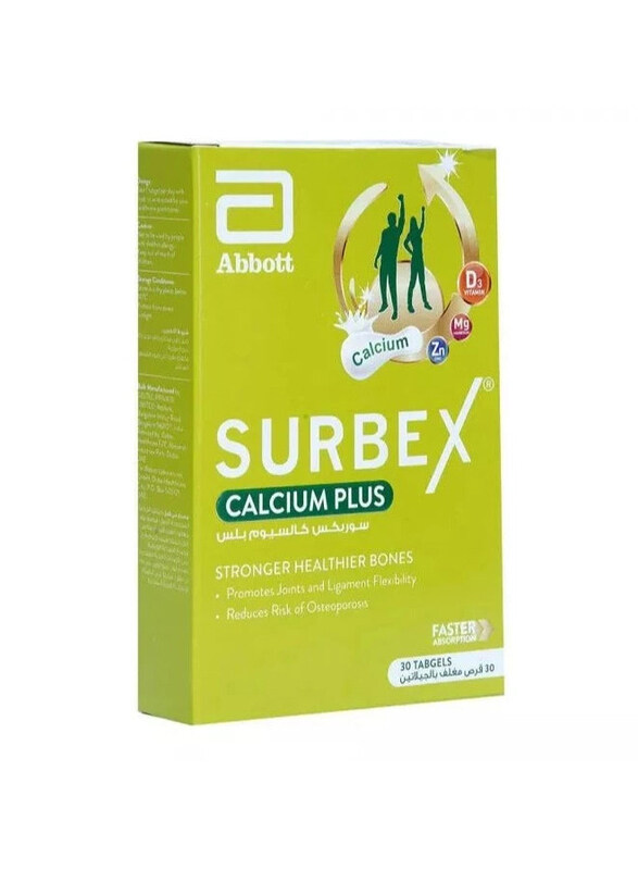 

Surbex Calcium Plus Tablets, 30 Tablets