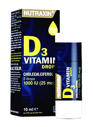 Nutraxin D3 Vitamin Drops, 1000IU, 25mcg, 10ml