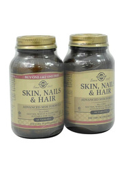 Solgar Skin Nails & Hair Dietary Supplement, 60 Tablets x 2 Pieces