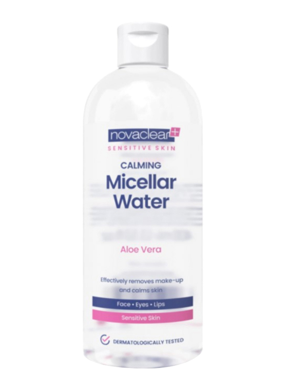 Novaclear Aloe Vera Sensitive Skin Calming Micellar Water Makeup Remover, 400ml