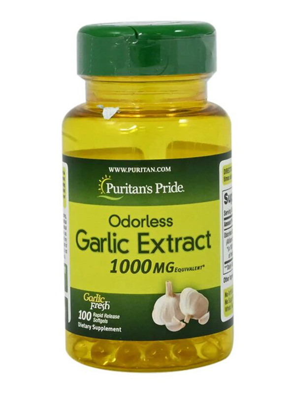 

Puritans Pride Puritan's Pride Odorless Garlic Dietary Supplement, 1000mg, 100 Softgels