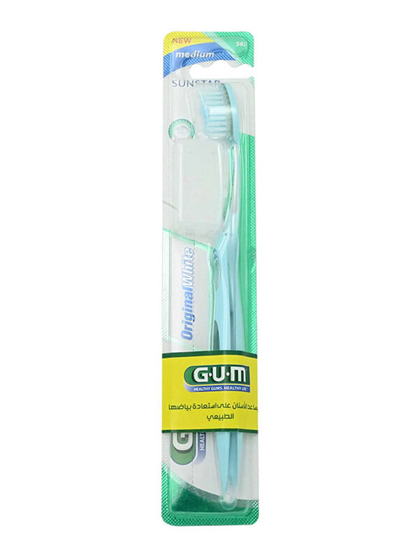 

Gum 563 Original White Toothbrush, Medium