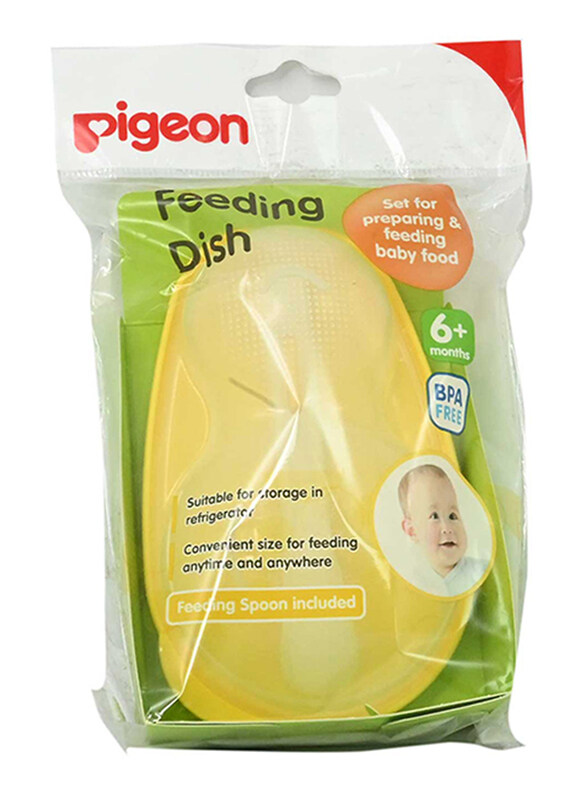 

Pigeon Baby Feeding Dish, Yellow