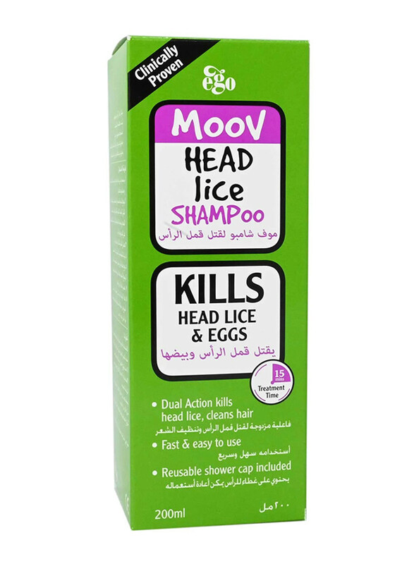 

Ego Moov Head Lice Shampoo for All Hair Types, 200ml