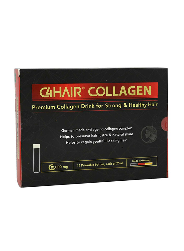 

C4 Hair Collagen Drink for Strong & Healthy Hair, 10000mg, 14 Pieces